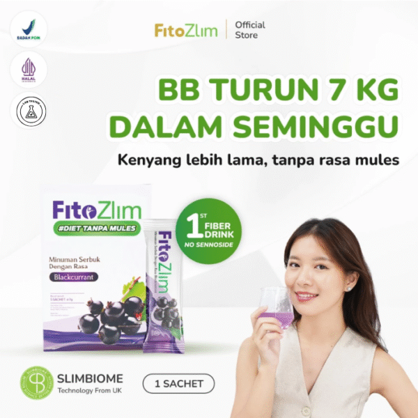 fitozlim fiber drink pelangsing alami diet detox
