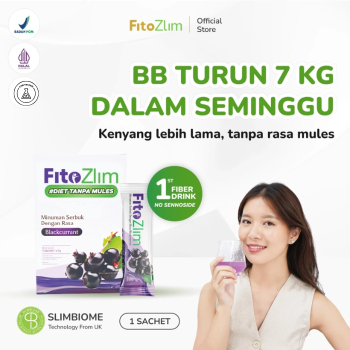 fitozlim fiber drink pelangsing alami diet detox