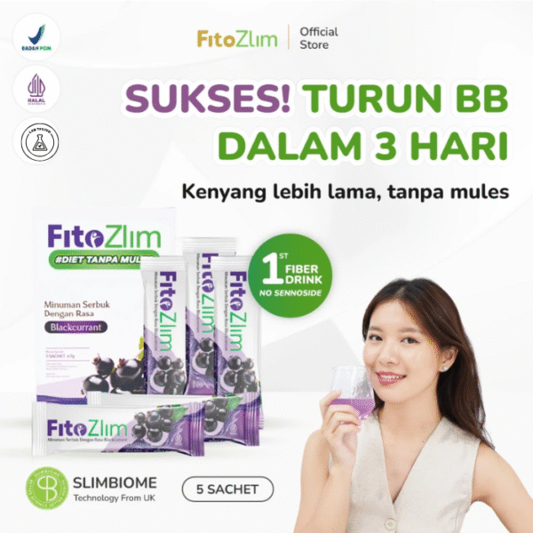 fitozlim fiber drink pelangsing alami diet detox