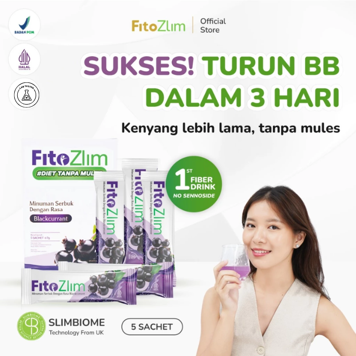 fitozlim fiber drink pelangsing alami diet detox