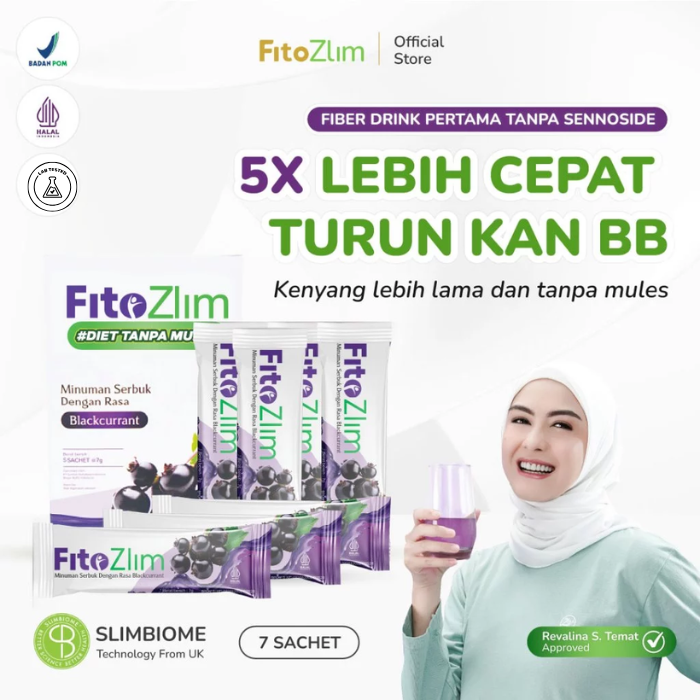 fitozlim fiber drink pelangsing alami diet detox