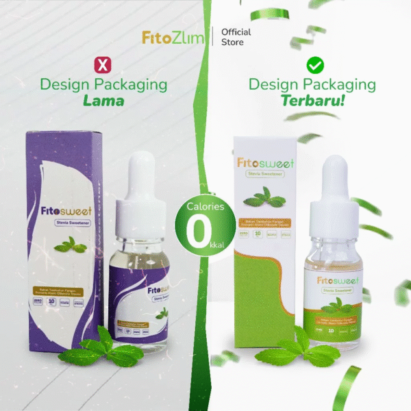 Bundling FitoZlim 12 Sachet + FitoSweet 10ml – Paket Fiber Drink Diet Tanpa Mules & Pemanis Alami - Gambar 16