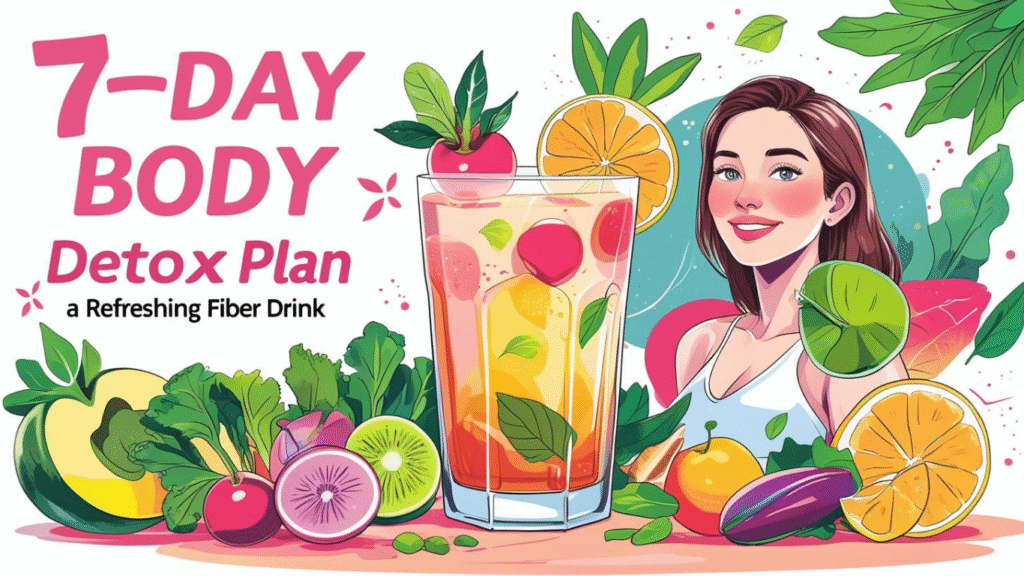 Program detoks tubuh 7 hari bisa dilakukan dengan mudah dan aman jika menggunakan minuman diet tinggi serat yang tepat
